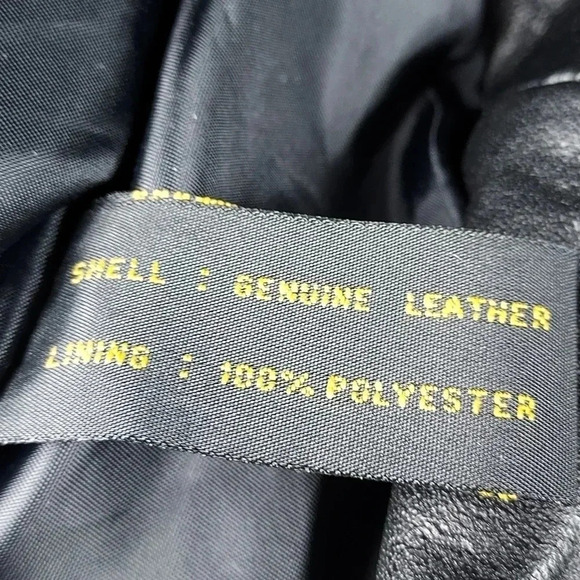 NWT Reed Genuine Leather Black Womens Jacket Small - Picture 9 of 16